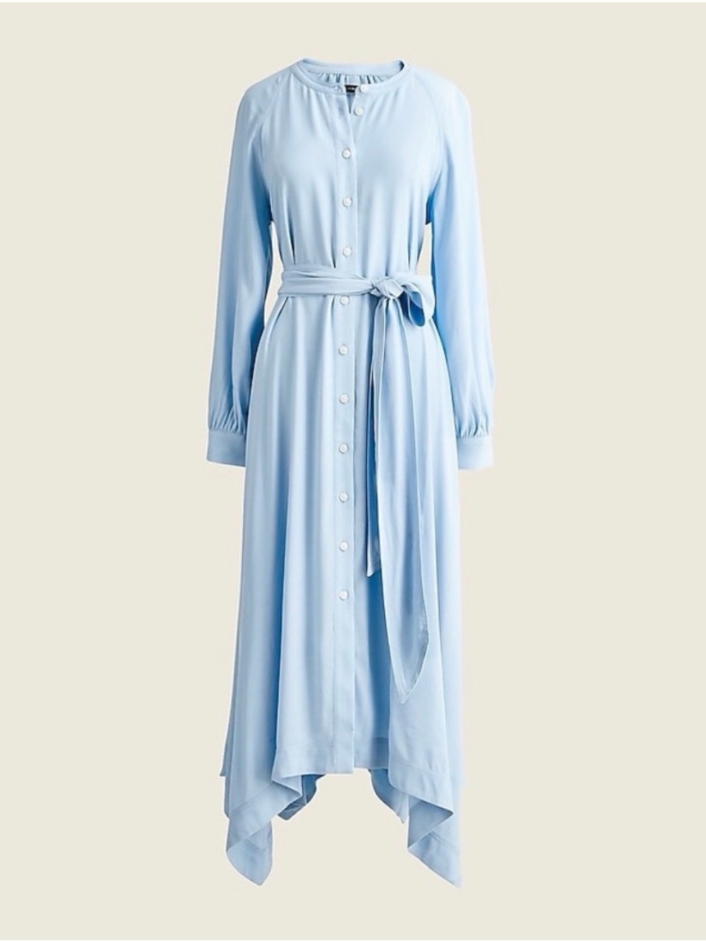 J CREW Viscose Handkerchief Hem Dress
